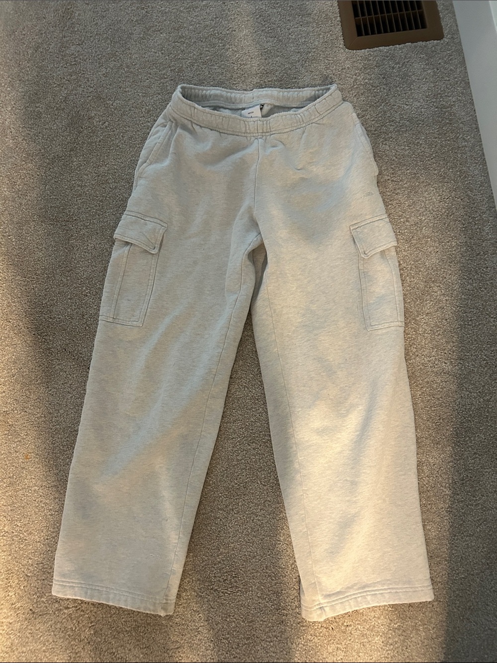 Women’s Light GrayCargo Sweatpants - Comfortable Everyday Wear